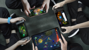 Insights People playing games on devices